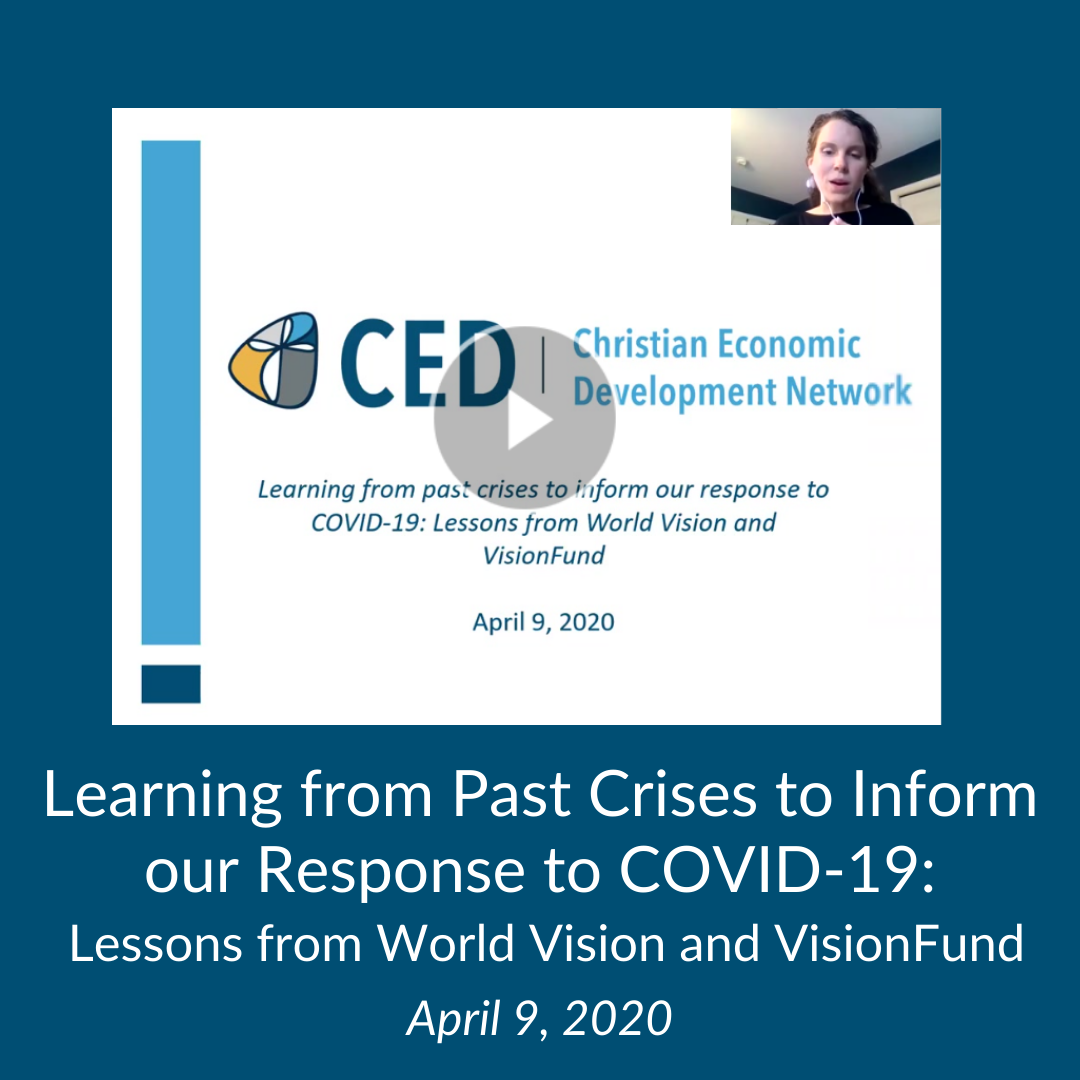 Webinar: Learning from Past Crisis to Inform our Response to COVID-19