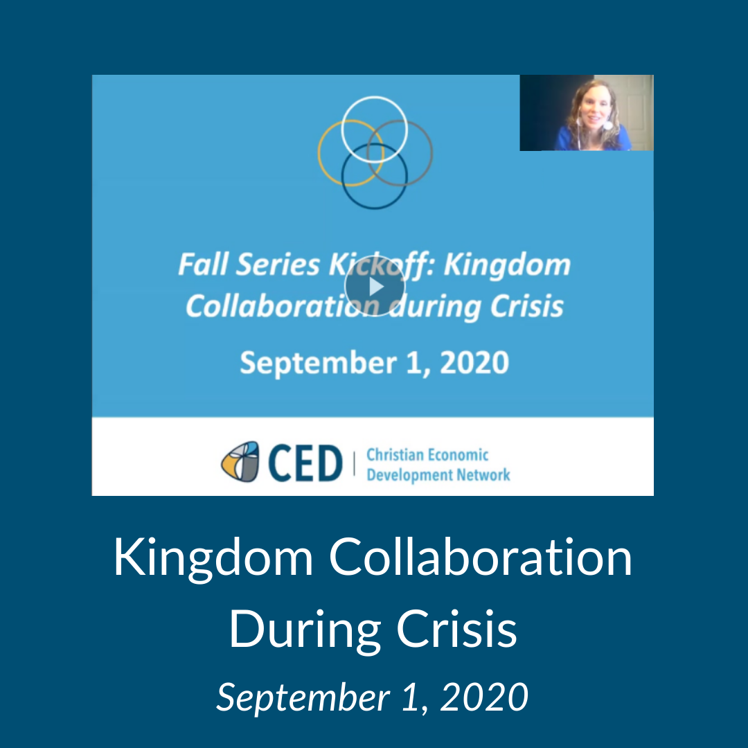 Webinar: Kingdom Collaboration during Crisis: hearing from Peter Greer