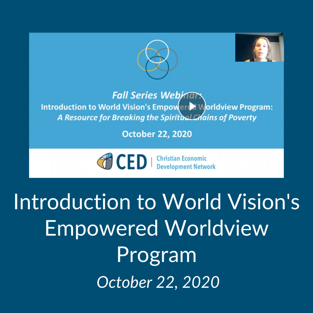 Webinar: Intro to World Vision's Empowered Worldview Program